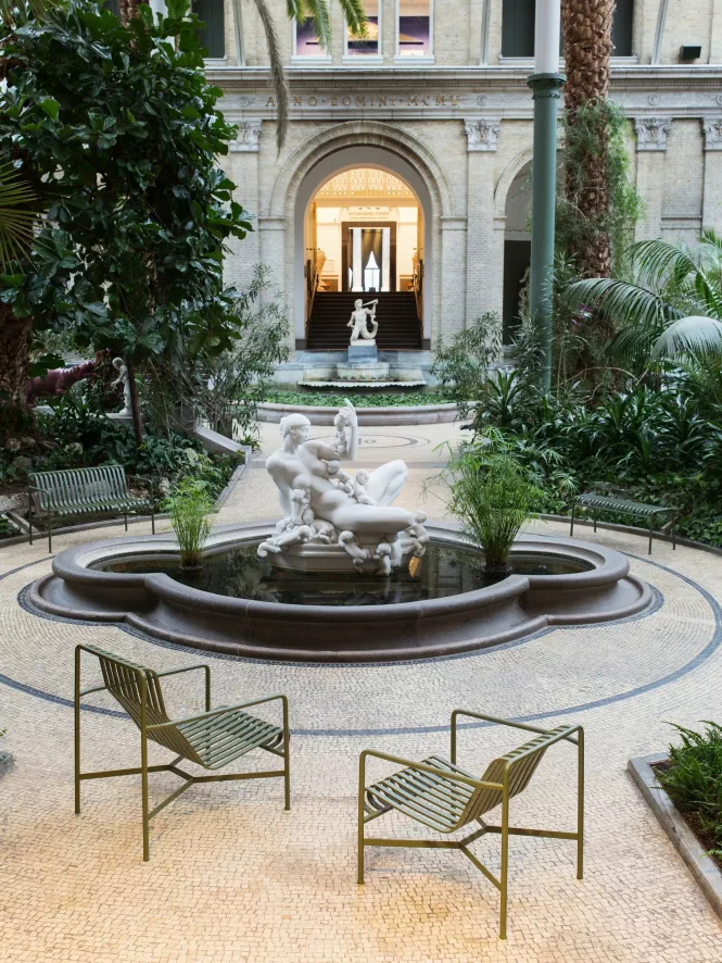 Hay Palissade Eetbank 120 Iron Red 11 Hay Palissade Eetbank 120 Iron Red - Afbeelding 9