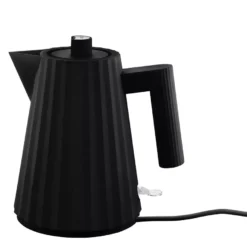 Alessi Plissé Waterkoker 1L Zwart