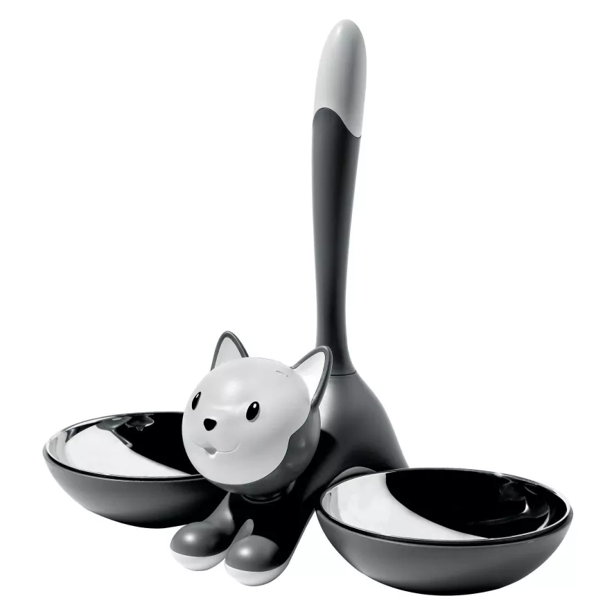 Alessi Tigrito Kattenvoerbak Ø16 Grijs 5 Alessi Tigrito Kattenvoerbak Ø16 Grijs - Afbeelding 3