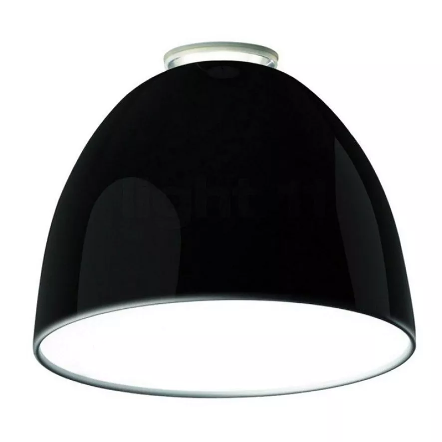 Artemide Nur Mini Plafondlamp Glanzend Zwart 3 Artemide Nur Mini Plafondlamp Glanzend Zwart
