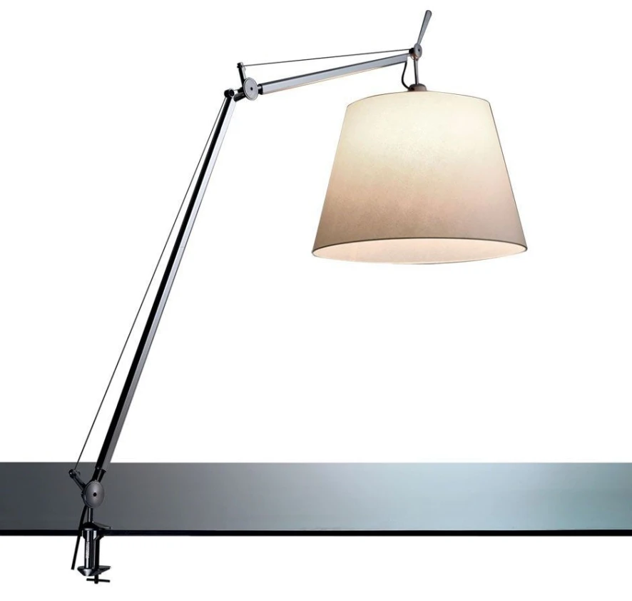 Artemide Tolomeo Mega Klemlamp Retrofit Met Dimmer 36cm Grijs Satijn 9 Artemide Tolomeo Mega Klemlamp Retrofit Met Dimmer 36cm Grijs Satijn - Afbeelding 7