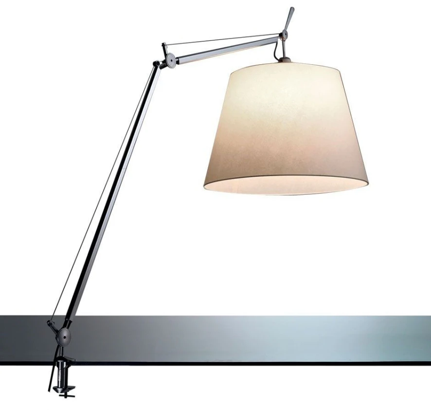 Artemide Tolomeo Mega Klemlamp Retrofit Met Dimmer 36cm Grijs Satijn 11 Artemide Tolomeo Mega Klemlamp Retrofit Met Dimmer 36cm Grijs Satijn - Afbeelding 9