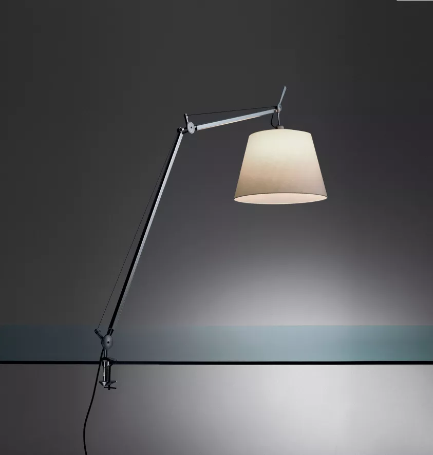 Artemide Tolomeo Mega Klemlamp Retrofit Met Dimmer 36cm Grijs Satijn 4 Artemide Tolomeo Mega Klemlamp Retrofit Met Dimmer 36cm Grijs Satijn - Afbeelding 2