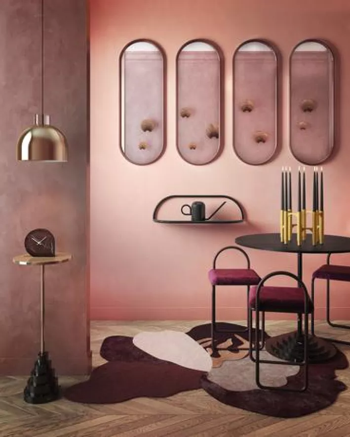 AYTM Stilla Klok Travertijn 6 AYTM Stilla Klok Travertijn - Afbeelding 4