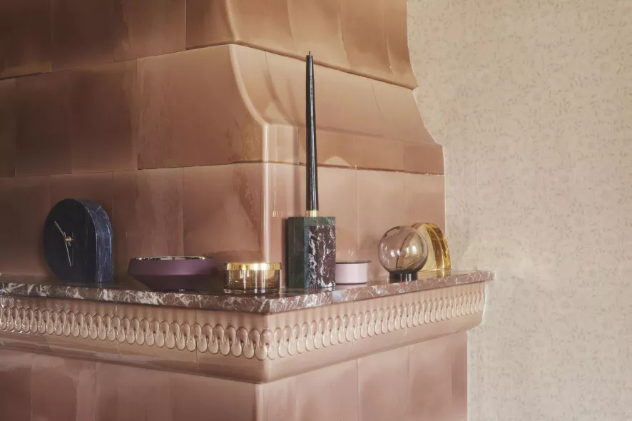 AYTM Stilla Klok Travertijn 11 AYTM Stilla Klok Travertijn - Afbeelding 9