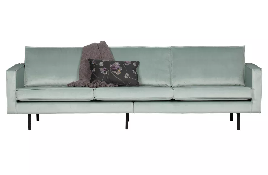 BePureHome Rodeo Velvet Bank 3-zits Blauw 8 BePureHome Rodeo Velvet Bank 3-zits Blauw - Afbeelding 6