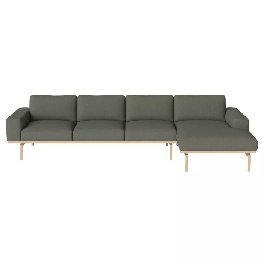 Bolia Elton Bank 4-zits Met Chaise Longue Rechts Grijs 4 Bolia Elton Bank 4-zits Met Chaise Longue Rechts Grijs - Afbeelding 2
