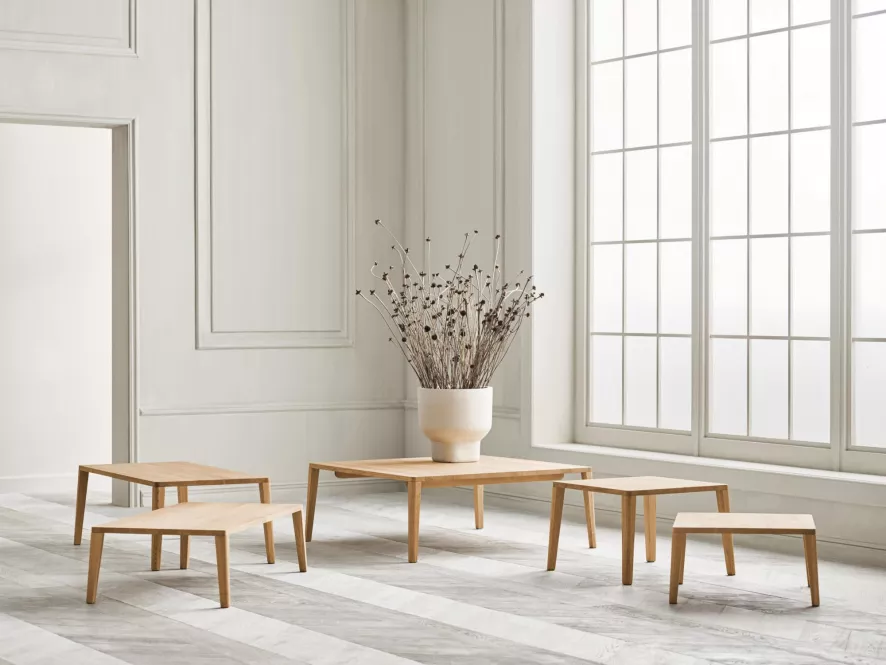 Bolia Graceful Salontafel 60x60 H32 Wit Geolied Eiken 4 Bolia Graceful Salontafel 60x60 H32 Wit Geolied Eiken - Afbeelding 2