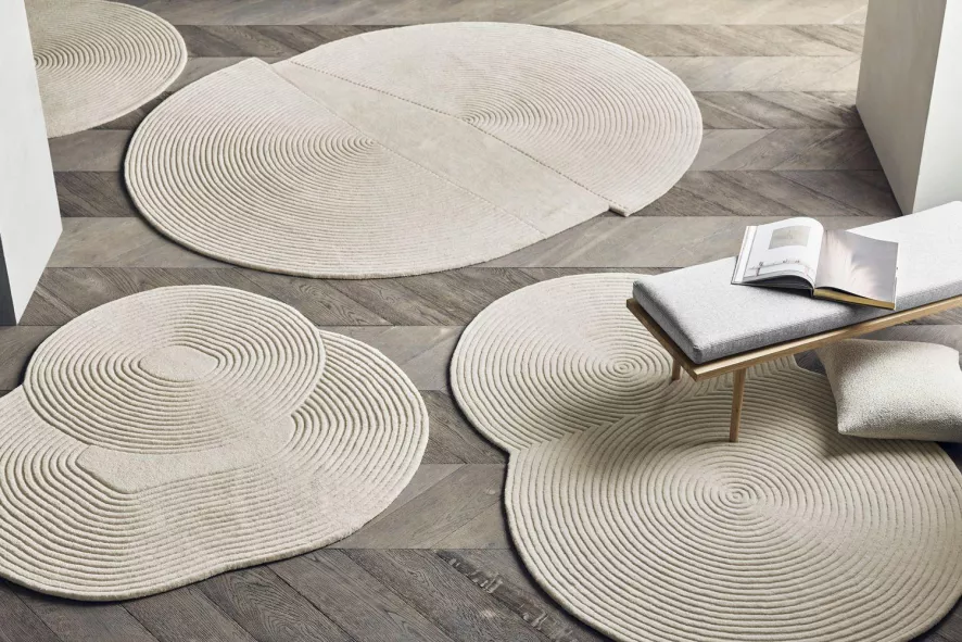 Bolia Zen Rounded Vloerkleed 175x240 Donkerbeige 9 Bolia Zen Rounded Vloerkleed 175x240 Donkerbeige - Afbeelding 7