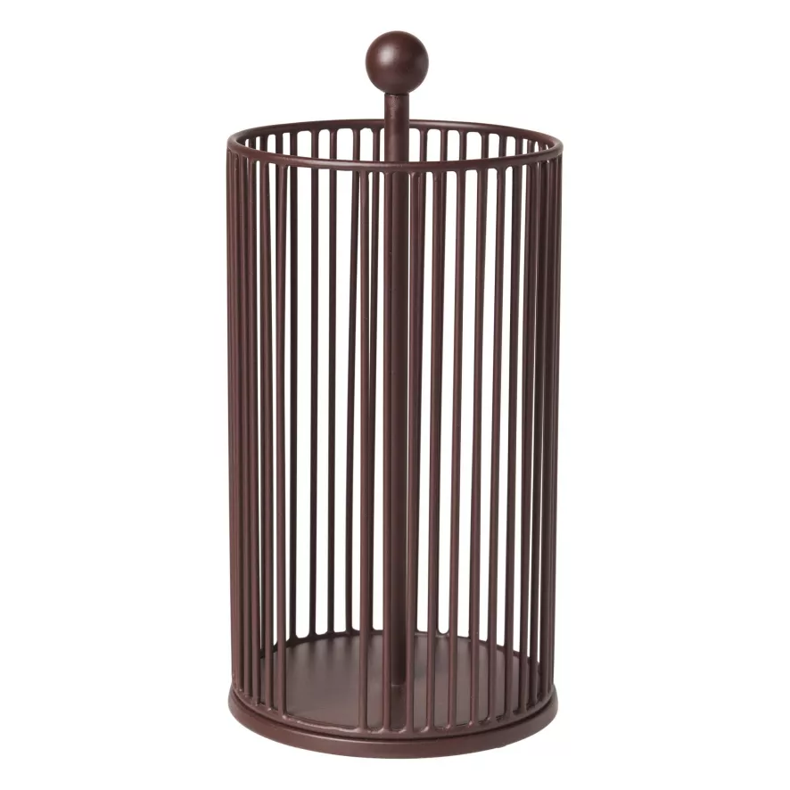 Broste Copenhagen Edda Keukenrolhouder Puce Red 4 Broste Copenhagen Edda Keukenrolhouder Puce Red - Afbeelding 2