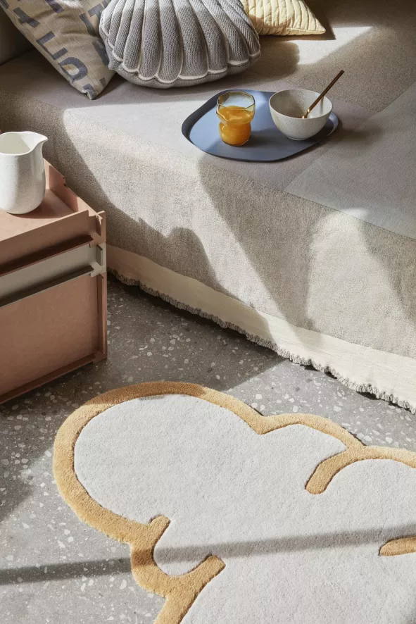 Broste Copenhagen Mie Dienblad 32x39 Blauw 10 Broste Copenhagen Mie Dienblad 32x39 Blauw - Afbeelding 8