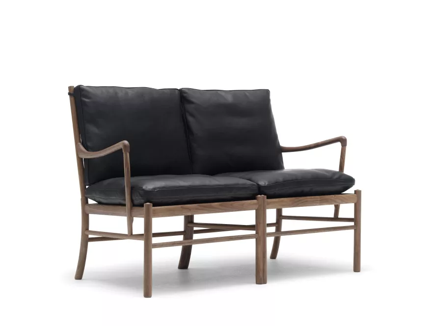 Carl Hansen & Son OW149-2 Colonial Bank Geolied Walnoten Thor 307 Leer 11 Carl Hansen & Son OW149-2 Colonial Bank Geolied Walnoten Thor 307 Leer - Afbeelding 9