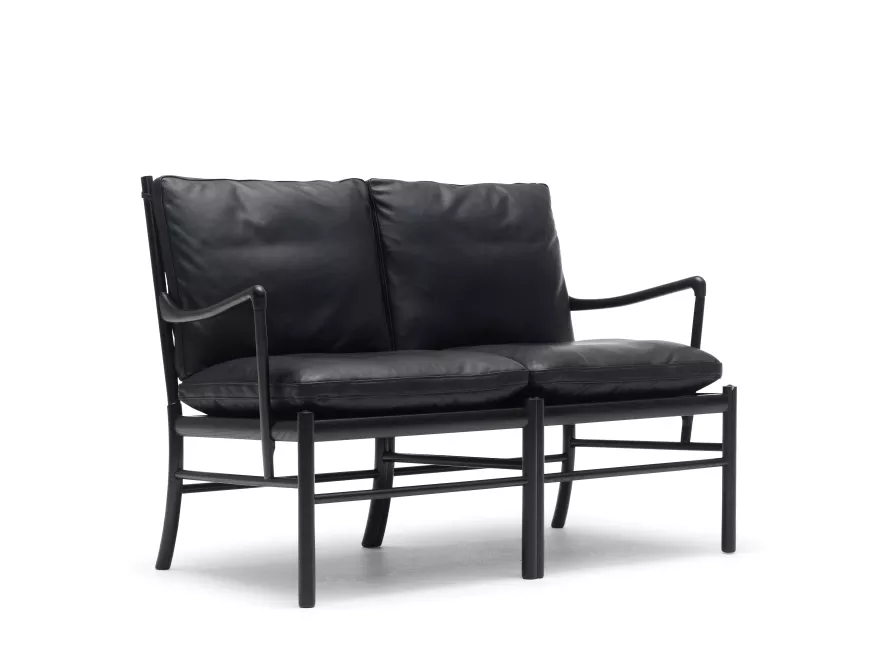 Carl Hansen & Son OW149-2 Colonial Bank Geolied Walnoten Thor 307 Leer 8 Carl Hansen & Son OW149-2 Colonial Bank Geolied Walnoten Thor 307 Leer - Afbeelding 6