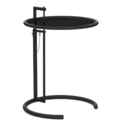 ClassiCon Adjustable Table E 1027 Black Bijzettafel Ø52 Zwart Blad