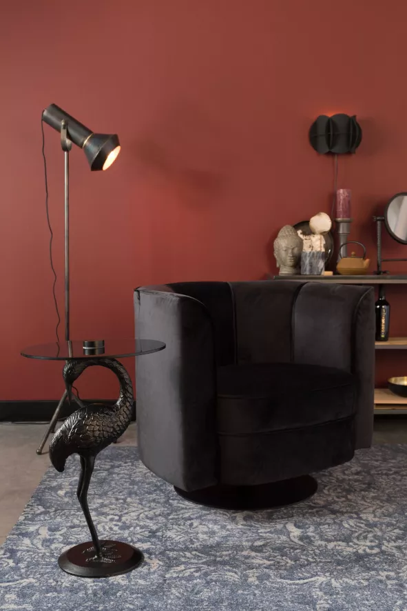 Dutchbone Crane Bijzettafel Zwart 8 Dutchbone Crane Bijzettafel Zwart - Afbeelding 6