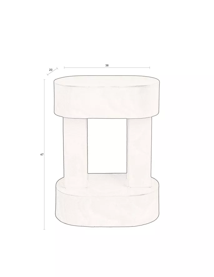 Dutchbone Magenta Bijzettafel Roze 11 Dutchbone Magenta Bijzettafel Roze - Afbeelding 9