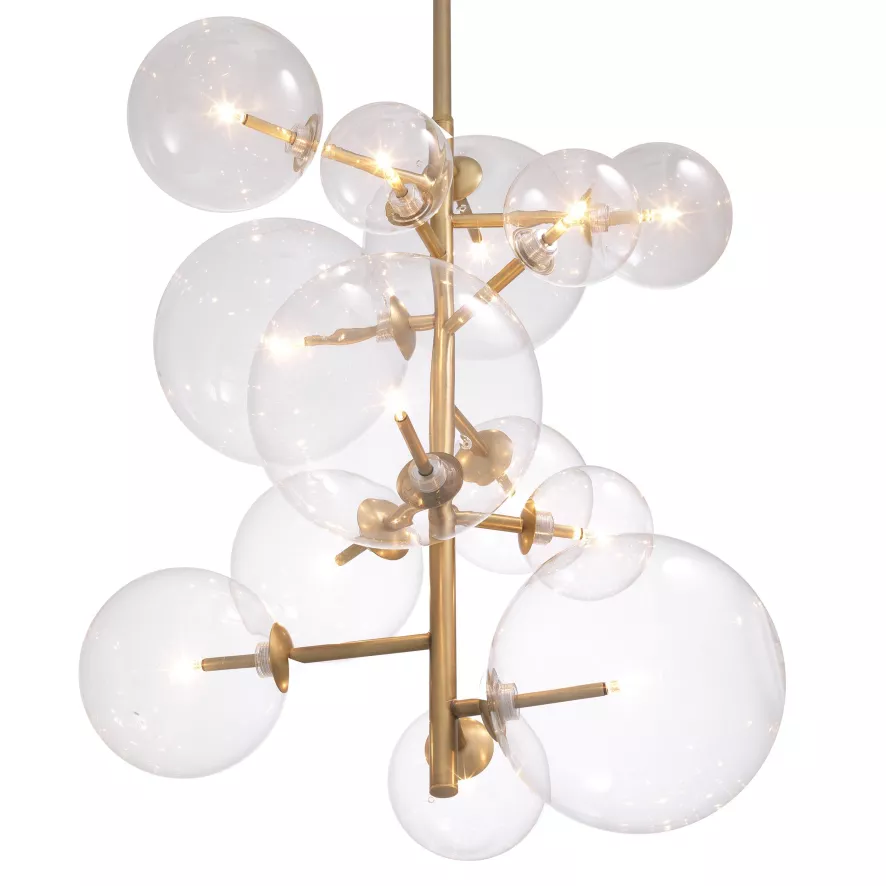 Eichholtz Ezra Hanglamp Ø26 Messing 4 Eichholtz Ezra Hanglamp Ø26 Messing - Afbeelding 2