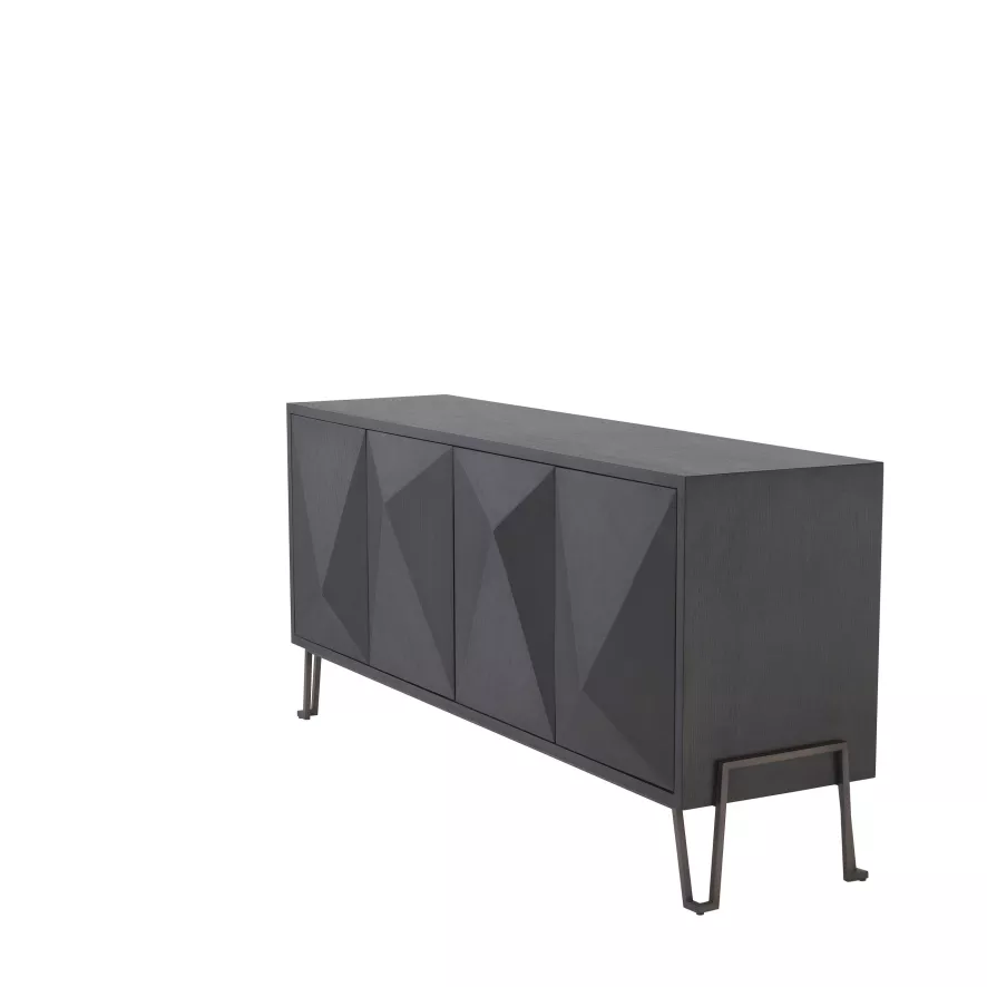 Eichholtz Highland Dressoir Charcoal 9 Eichholtz Highland Dressoir Charcoal - Afbeelding 7
