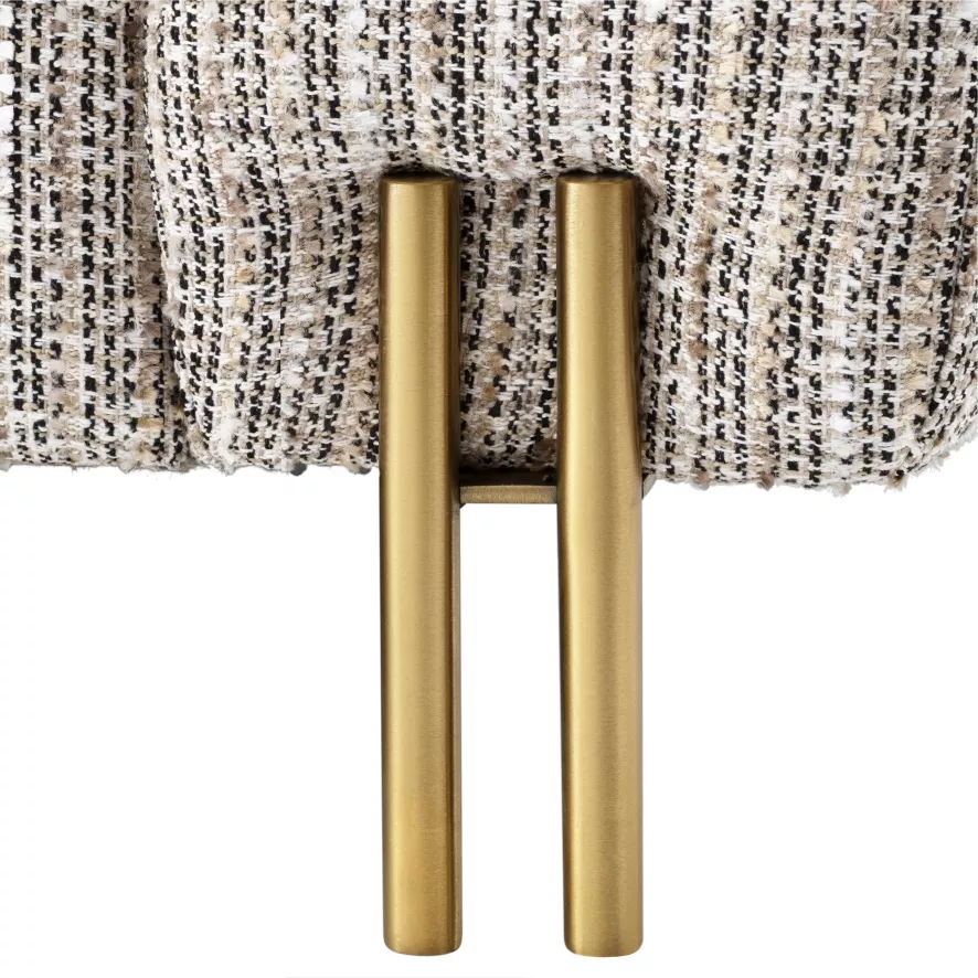 Eichholtz York 3-zits Bank Bouclé Cream 11 Eichholtz York 3-zits Bank Bouclé Cream - Afbeelding 9