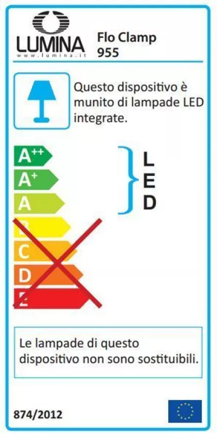 Lumina Flo Clamp Klemlamp LED 3000K Geel 13 Lumina Flo Clamp Klemlamp LED 3000K Geel - Afbeelding 11