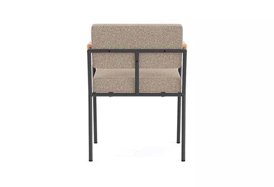 FÉST Monday Stoel Met Armleuning Zwart/naturel Royal 160 Magnolia 5 FÉST Monday Stoel Met Armleuning Zwart/naturel Royal 160 Magnolia - Afbeelding 3