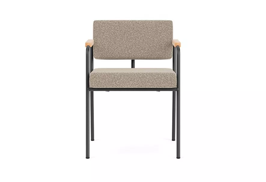 FÉST Monday Stoel Met Armleuning Zwart/naturel Royal 160 Magnolia 12 FÉST Monday Stoel Met Armleuning Zwart/naturel Royal 160 Magnolia - Afbeelding 10