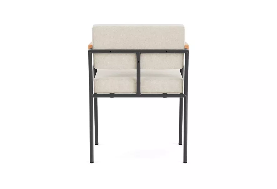 FÉST Monday Stoel Met Armleuning Zwart/naturel Royal 160 Magnolia 8 FÉST Monday Stoel Met Armleuning Zwart/naturel Royal 160 Magnolia - Afbeelding 6