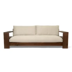 Ferm Living Edre 2-zits Bank Dark Stained/natural