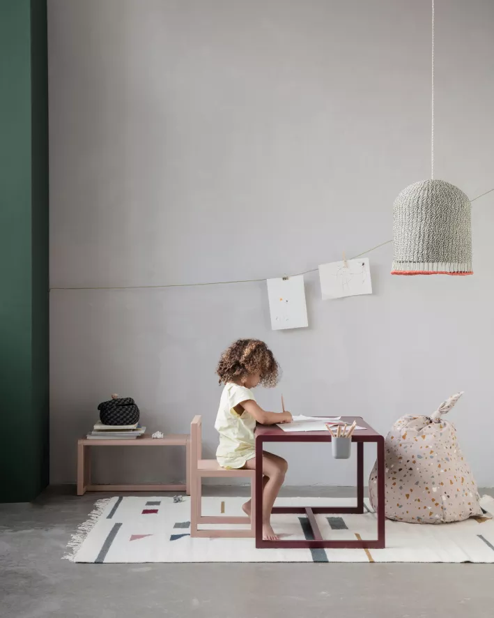 Ferm Living Little Architect Kinderbank Roze 6 Ferm Living Little Architect Kinderbank Roze - Afbeelding 4