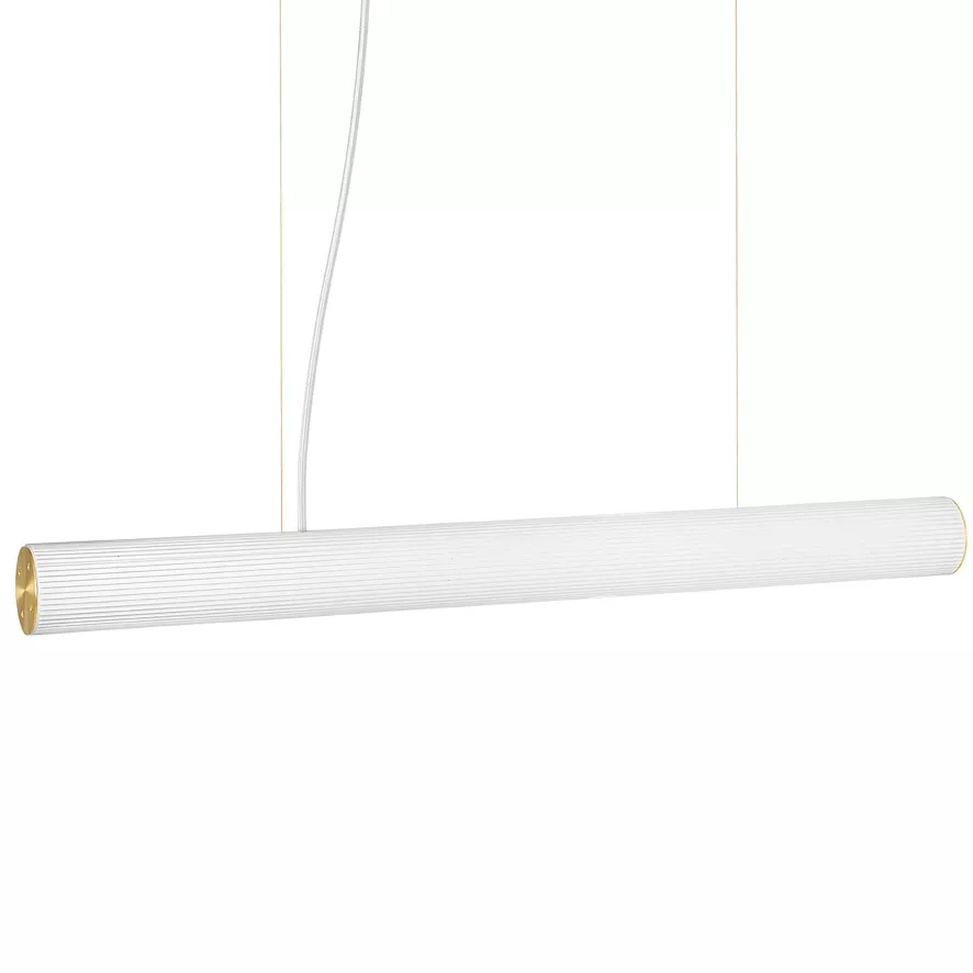 Ferm Living Vuelta Hanglamp 100 LED Wit/messing 3 Ferm Living Vuelta Hanglamp 100 LED Wit/messing