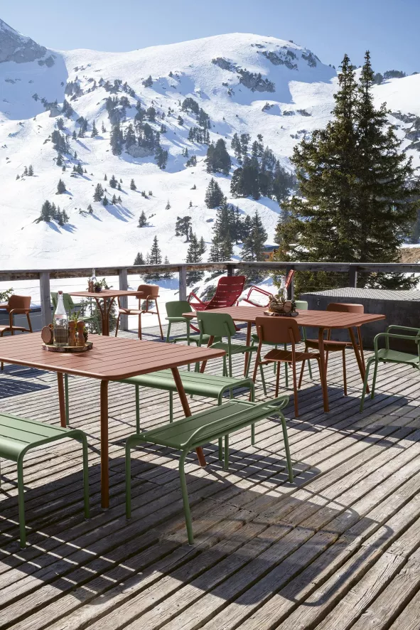 Fermob Luxembourg Tuinbank Zonder Rugleuning Rosemary 7 Fermob Luxembourg Tuinbank Zonder Rugleuning Rosemary - Afbeelding 5