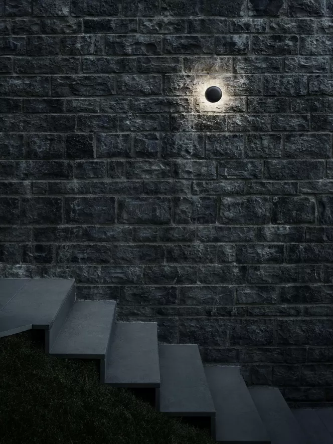 Flos Bellhop Wandlamp Buiten LED Donkerbruin 4 Flos Bellhop Wandlamp Buiten LED Donkerbruin - Afbeelding 2