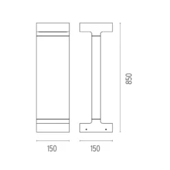 Flos Casting T 150x850 Sokkellamp LED 2700K Donkerbruin -Winkel Voor Woninginrichting x886x886 flos casting t 150x850 buitenlamp led4.jpg.pagespeed.ic .5drvdbB7Ce 1