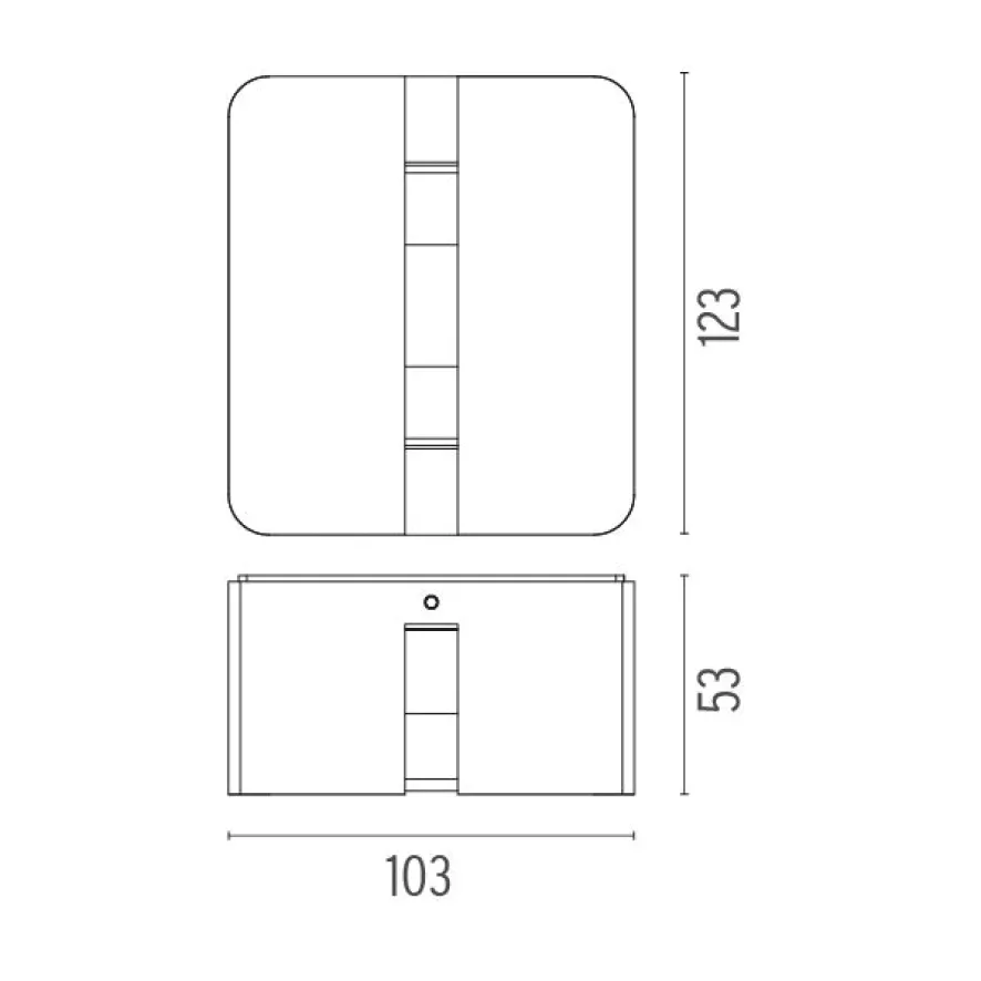 Flos Fenestra Wandlamp LED Donkerbruin 4 Flos Fenestra Wandlamp LED Donkerbruin - Afbeelding 2