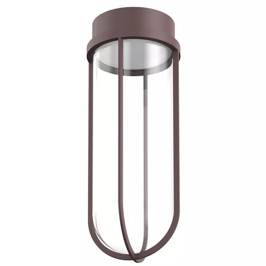 Flos In Vitro Outdoor Plafondlamp Ø18 LED Donkerbruin 3 Flos In Vitro Outdoor Plafondlamp Ø18 LED Donkerbruin