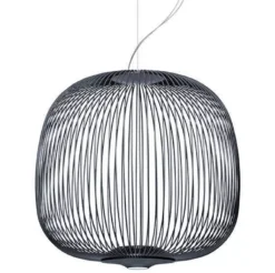 Foscarini Spokes 2 Midi Hanglamp Ø45 LED Dimbaar Grafiet
