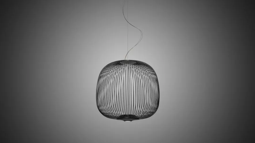 Foscarini Spokes 2 Midi Hanglamp Ø45 LED Dimbaar Grafiet 8 Foscarini Spokes 2 Midi Hanglamp Ø45 LED Dimbaar Grafiet - Afbeelding 6