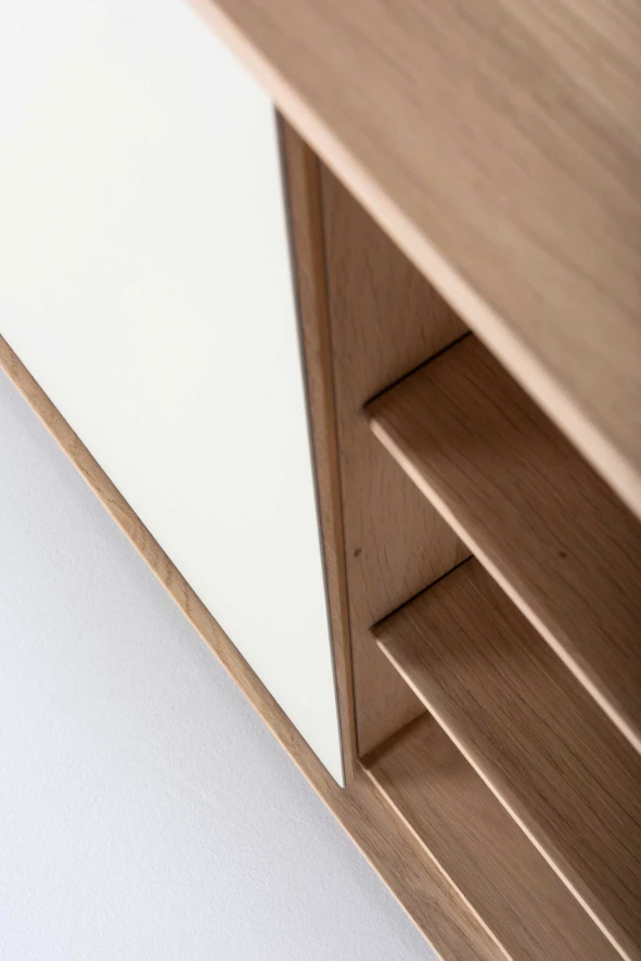 Gazzda Fina Dressoir 118 Met Deur Mushroom 4176 Whitewash 10 Gazzda Fina Dressoir 118 Met Deur Mushroom 4176 Whitewash - Afbeelding 8