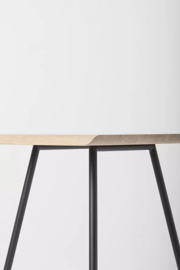 Gazzda Leina Bar Tafel 70x70 Natural, Wit Onderstel 18 Gazzda Leina Bar Tafel 70x70 Natural, Wit Onderstel - Afbeelding 16