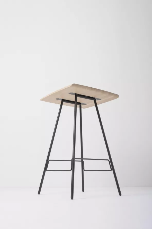 Gazzda Leina Bar Tafel 70x70 Natural, Wit Onderstel 20 Gazzda Leina Bar Tafel 70x70 Natural, Wit Onderstel - Afbeelding 18