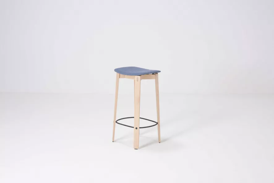 Gazzda Nora Barkruk Zonder Leuning Whitewash Main Line Flax Russel 9 Gazzda Nora Barkruk Zonder Leuning Whitewash Main Line Flax Russel - Afbeelding 7