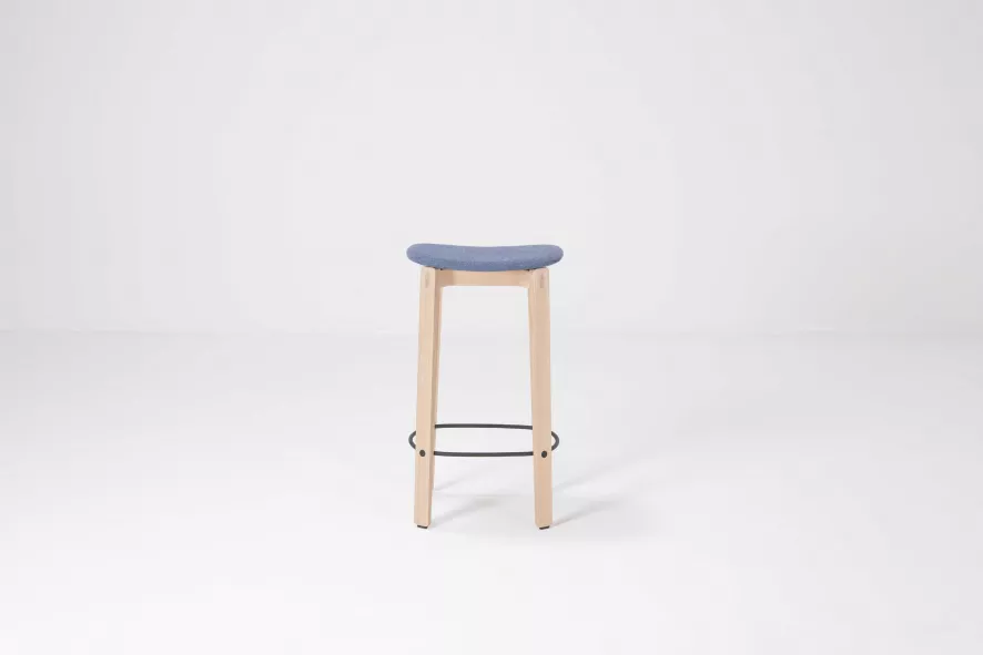 Gazzda Nora Barkruk Zonder Leuning Whitewash Main Line Flax Russel 10 Gazzda Nora Barkruk Zonder Leuning Whitewash Main Line Flax Russel - Afbeelding 8