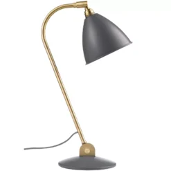 Gubi Bestlite BL2 Bureaulamp Messing/grijs