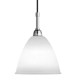 Gubi Bestlite BL9 Hanglamp Small Ø16 Chroom/wit
