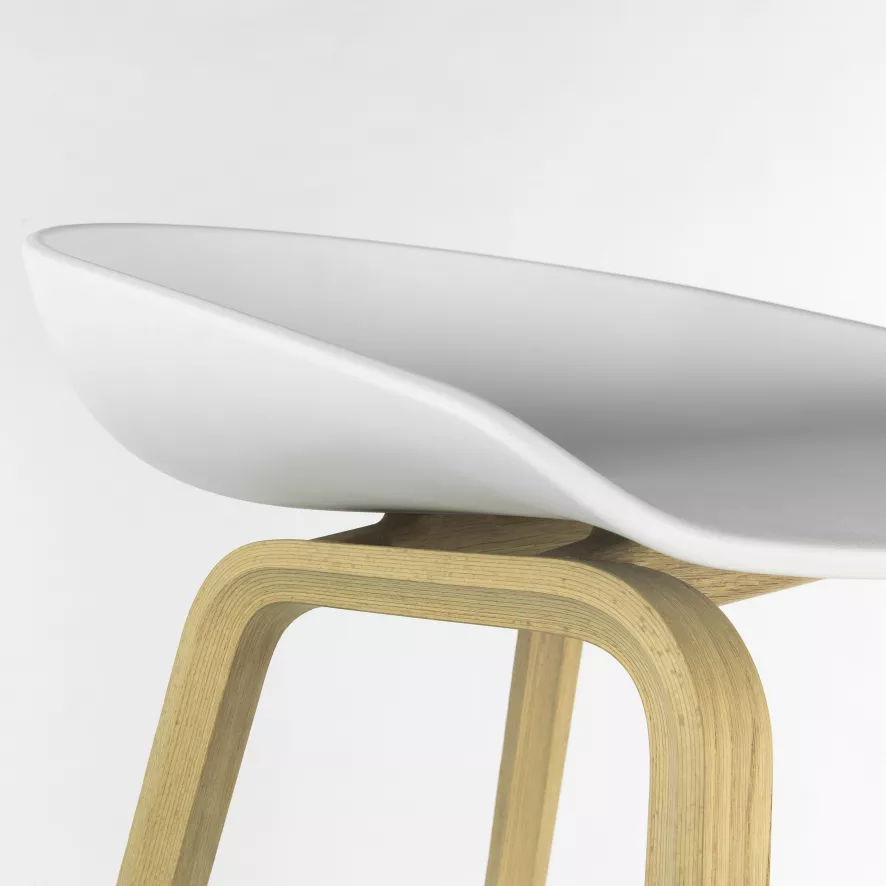 Hay AAS32 Barkruk 65cm Gezeept Eiken Onderstel Clay 6 Hay AAS32 Barkruk 65cm Gezeept Eiken Onderstel Clay - Afbeelding 4