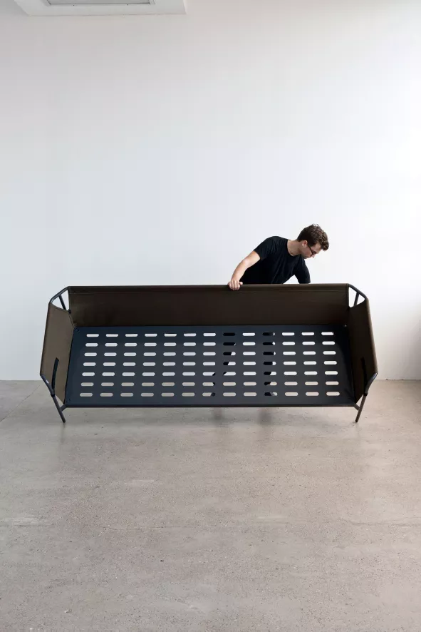 Hay Can Bank 2-zits Frame Zwart, Surface By Hay 990 6 Hay Can Bank 2-zits Frame Zwart, Surface By Hay 990 - Afbeelding 4