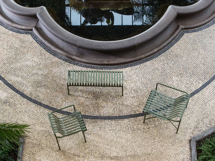 Hay Palissade Eetbank 120 Iron Red 5 Hay Palissade Eetbank 120 Iron Red - Afbeelding 3