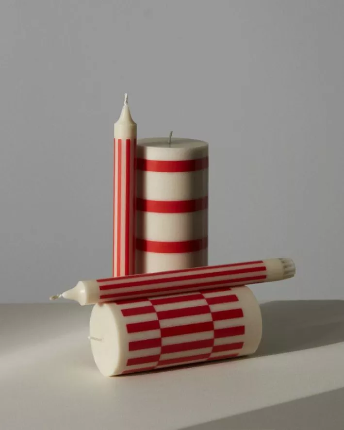 Hay Pattern Kaarsen Set Van 4 Off-White, Army And Blue 10 Hay Pattern Kaarsen Set Van 4 Off-White, Army And Blue - Afbeelding 9