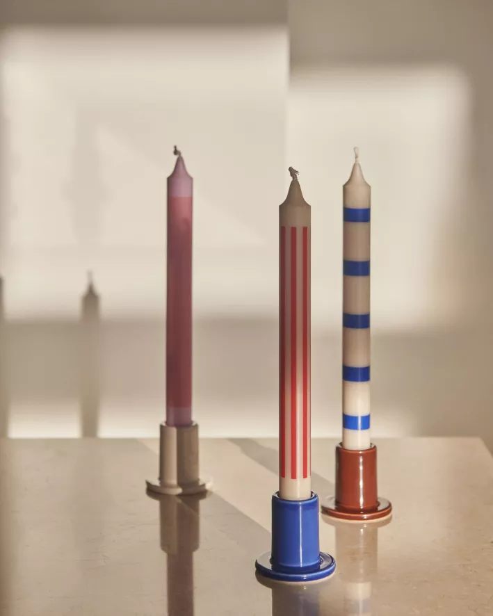 Hay Pattern Kaarsen Set Van 4 Off-White, Army And Blue 19 Hay Pattern Kaarsen Set Van 4 Off-White, Army And Blue - Afbeelding 18