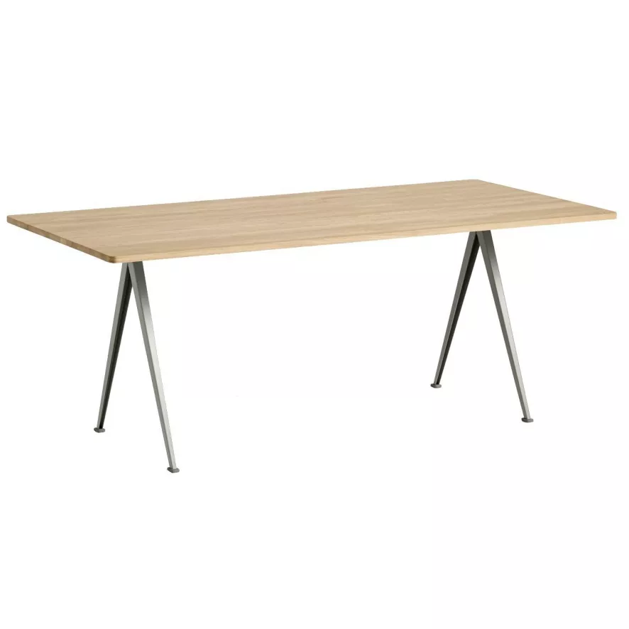 Hay Pyramid 02 Tafel 190x85 Mat Gelakt, Beige Onderstel 3 Hay Pyramid 02 Tafel 190x85 Mat Gelakt, Beige Onderstel